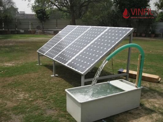 xử lý nước bằng năng lượng mặt trời
